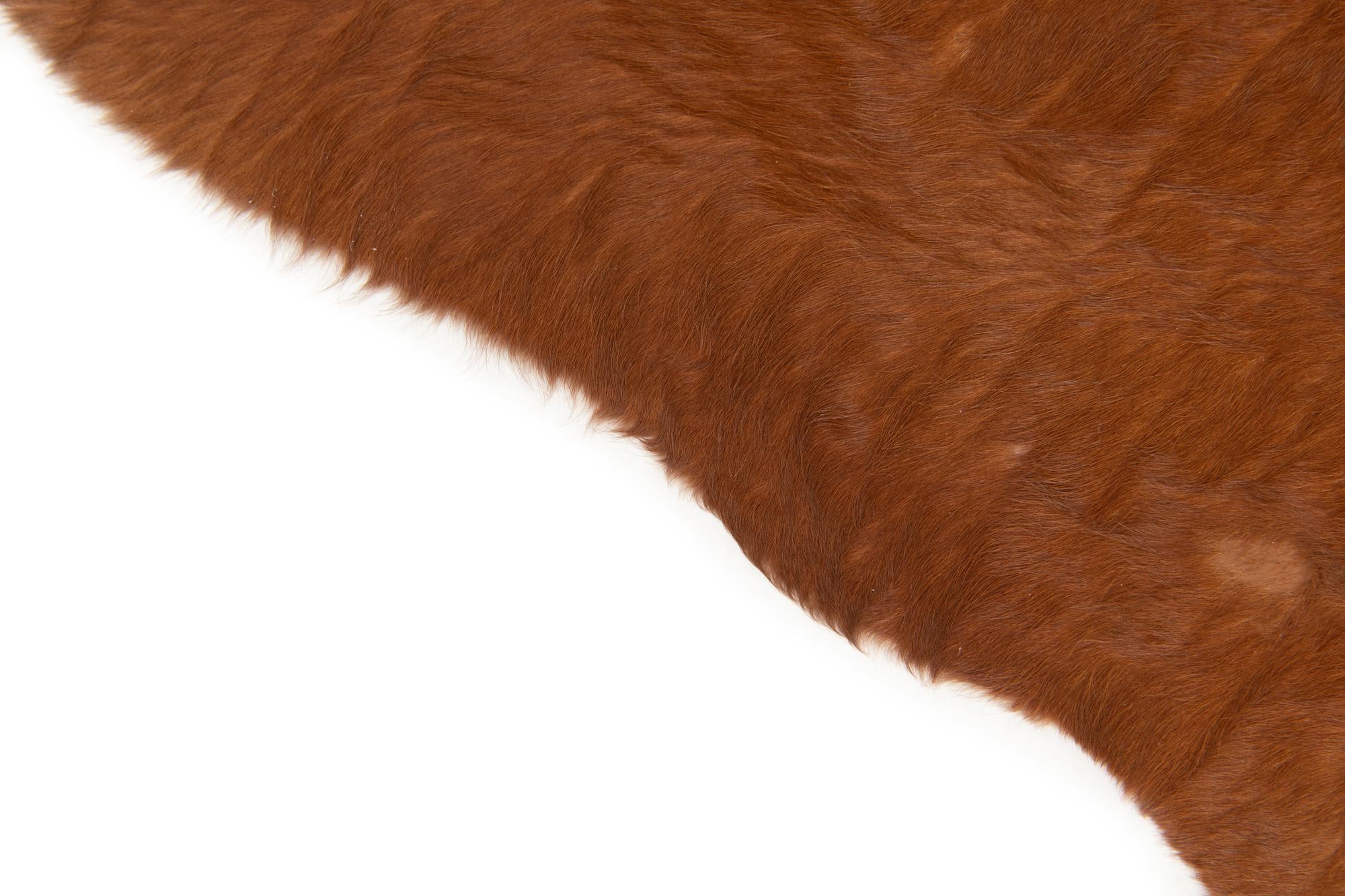 4' 8 x 6' 1 Cowhide Leather Rug
