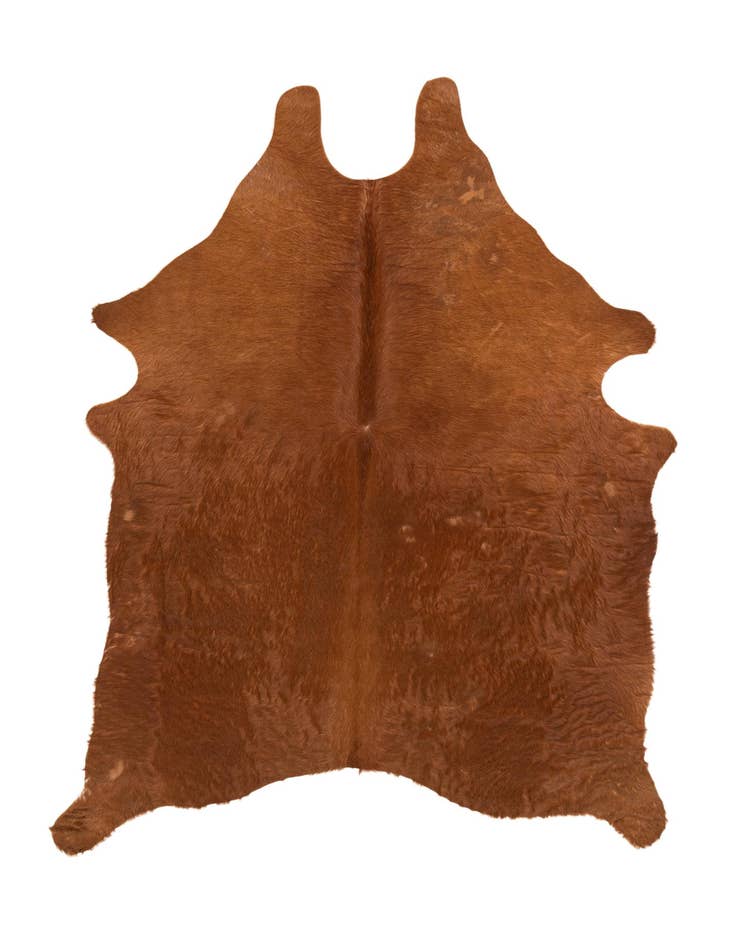 Detail image of 4' 8 x 6' 1 Cowhide Leather Rug