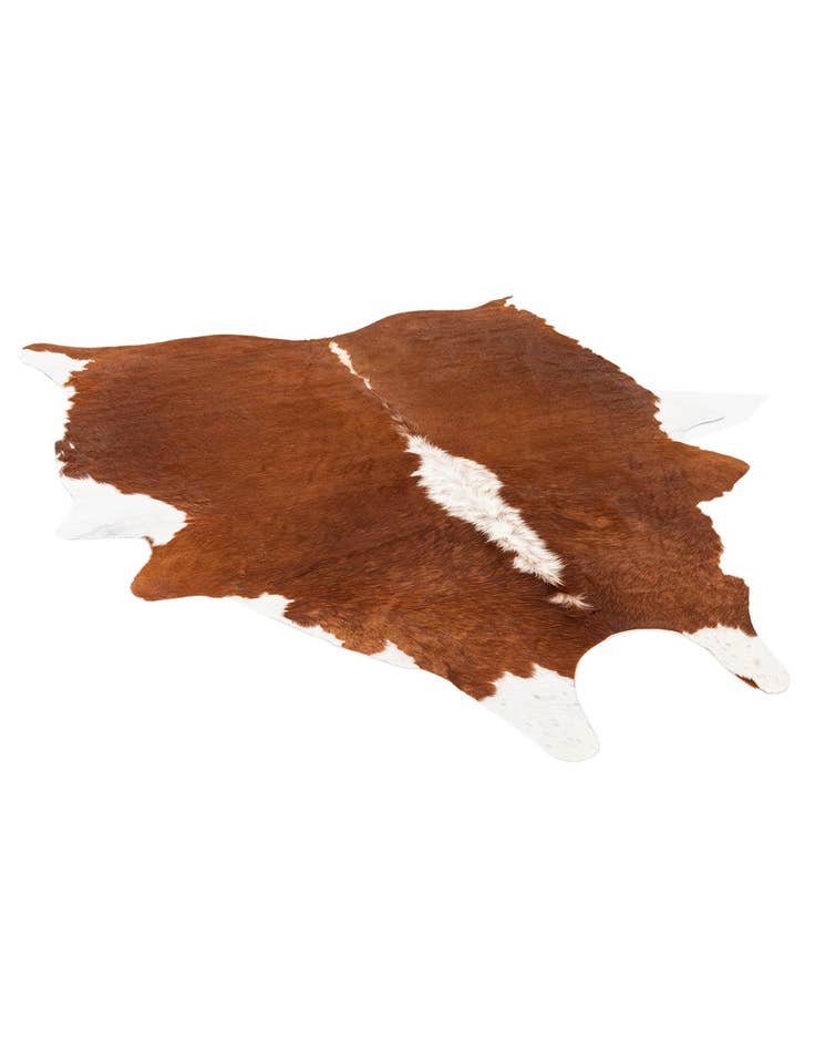 Detail image of 5' 4 x 6' 1 Cowhide Leather Rug