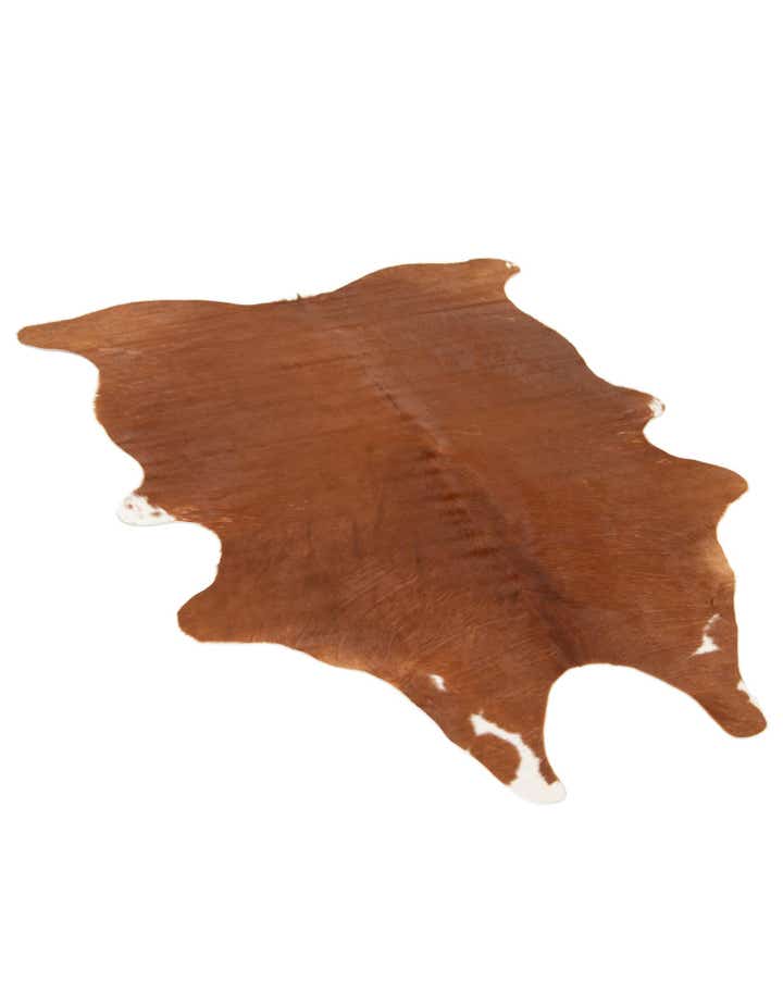 5' x 6' Cowhide Leather Rug