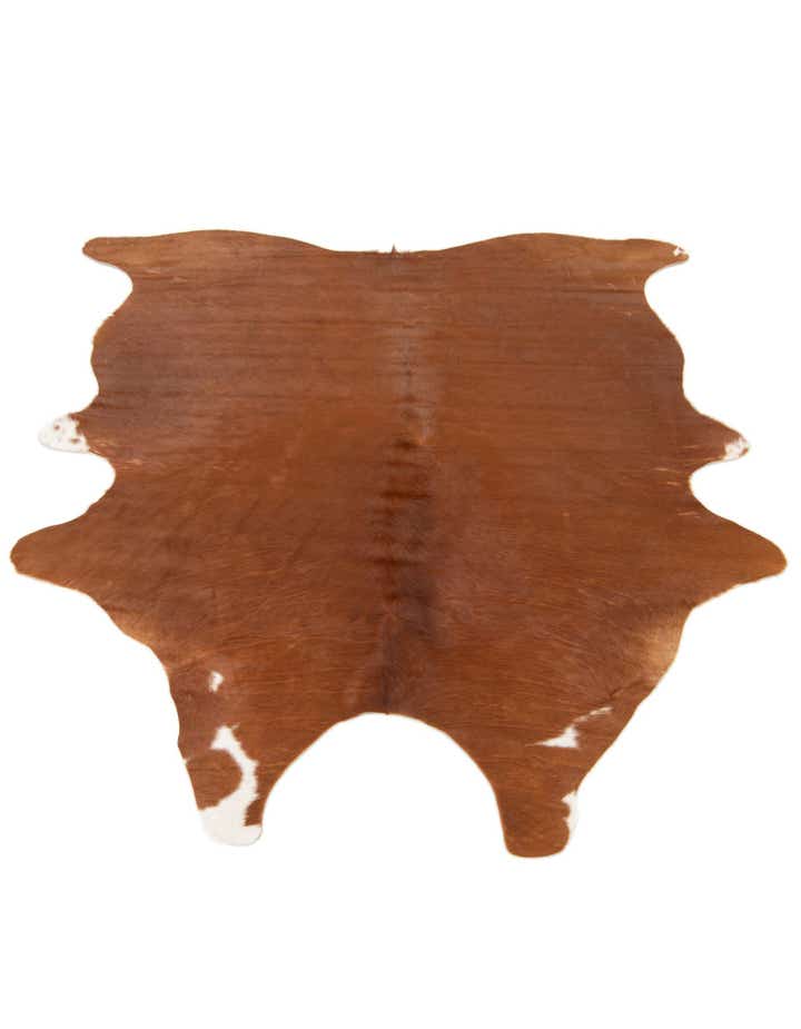 5' x 6' Cowhide Leather Rug