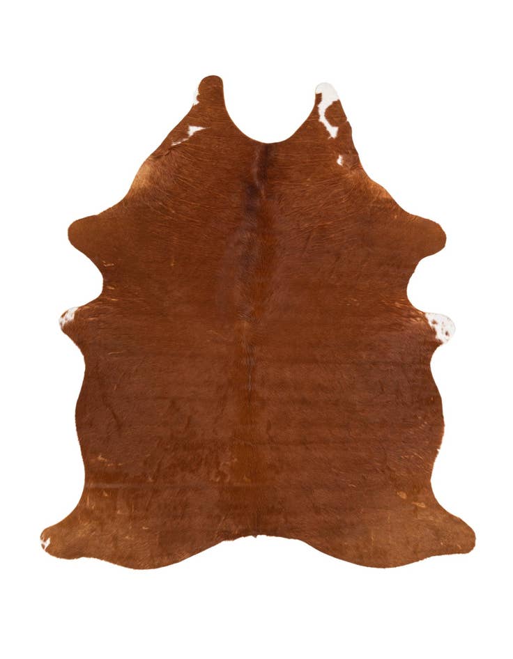 Detail image of 5' x 6' Cowhide Leather Rug