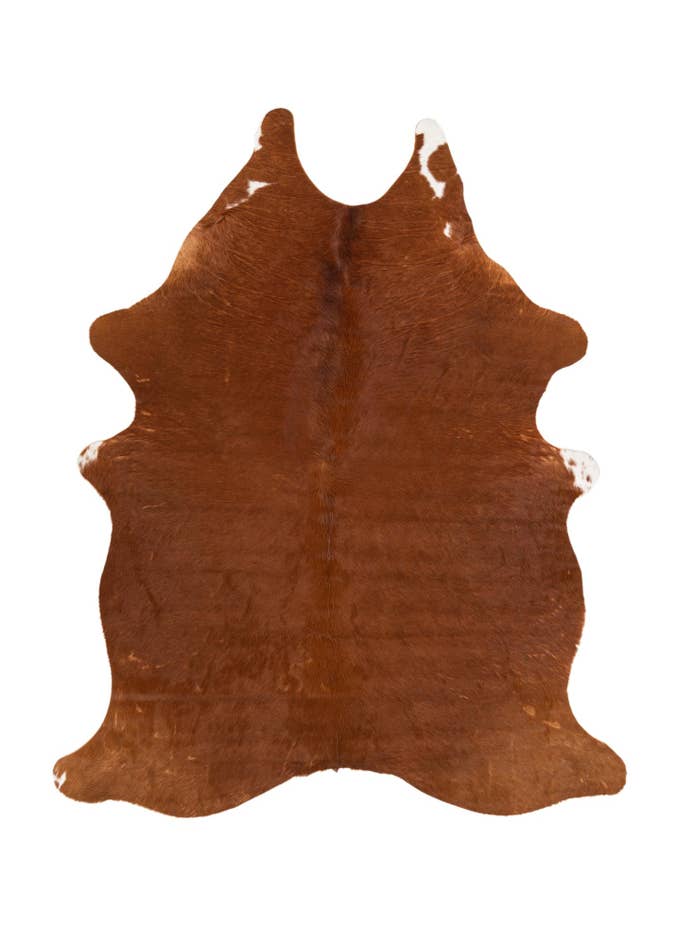 Detail image of 5' x 6' Cowhide Leather Rug