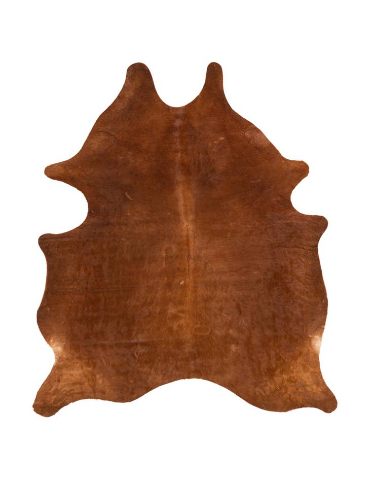 Detail image of 5' 8 x 7' 1 Cowhide Leather Rug