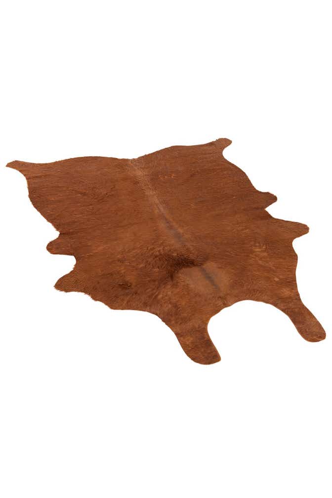 5' x 5' 7 Cowhide Leather Rug