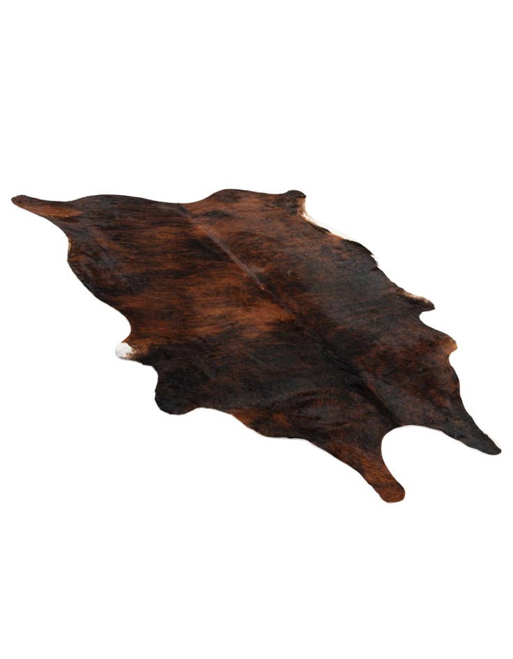 Detail image of 6' x 7' 4 Cowhide Leather Rug