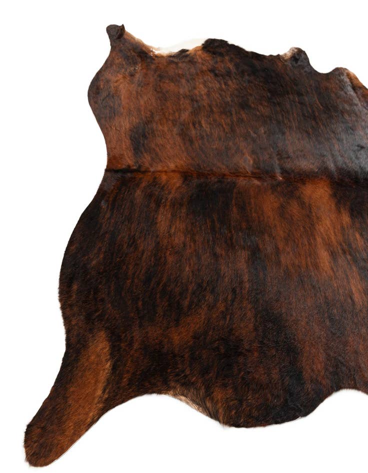 Detail image of 6' x 7' 4 Cowhide Leather Rug