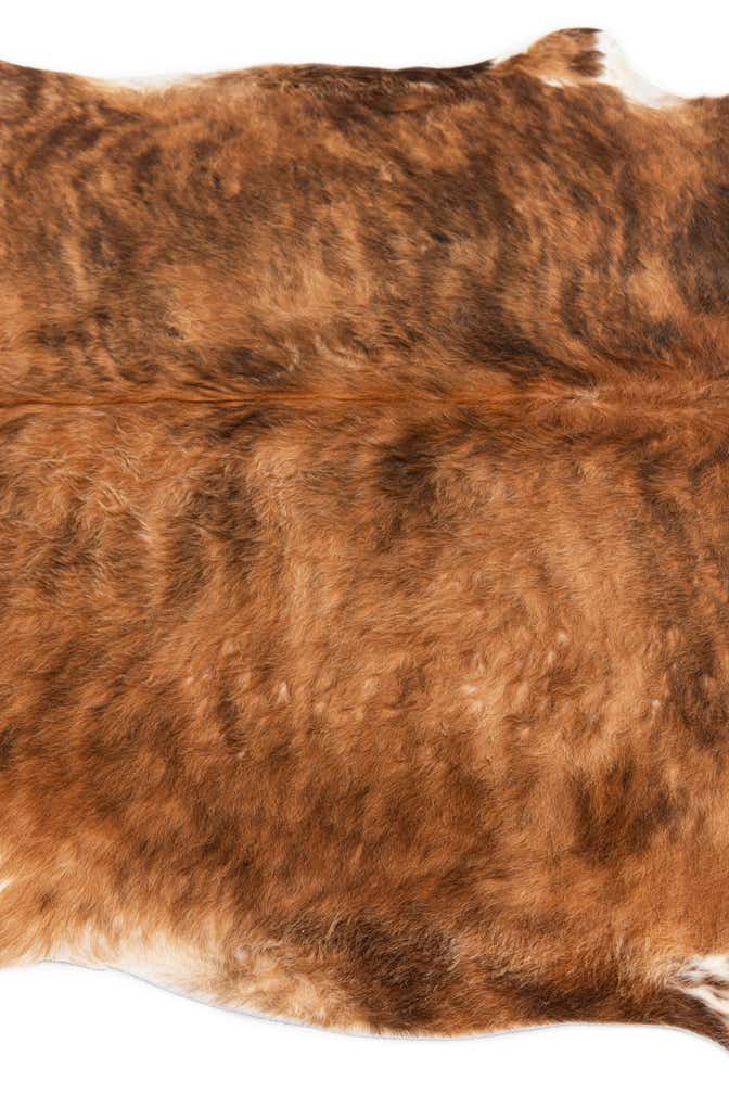 5' 5 x 5' 11 Cowhide Leather Rug