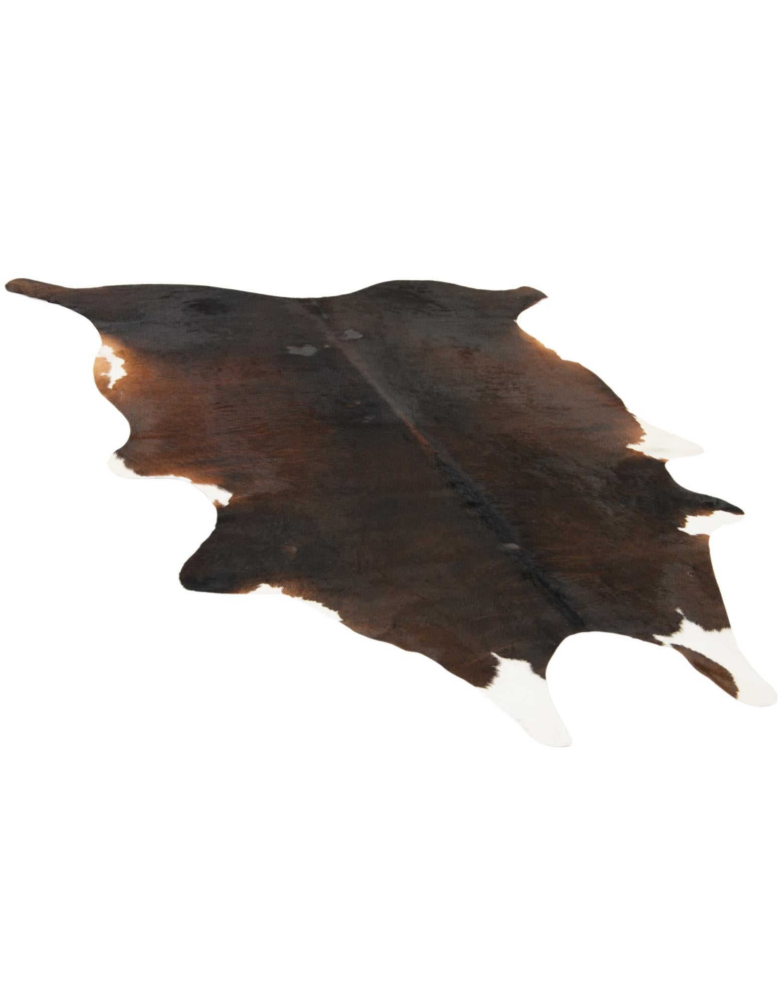 6' 5 x 7' 1 Cowhide Leather Rug