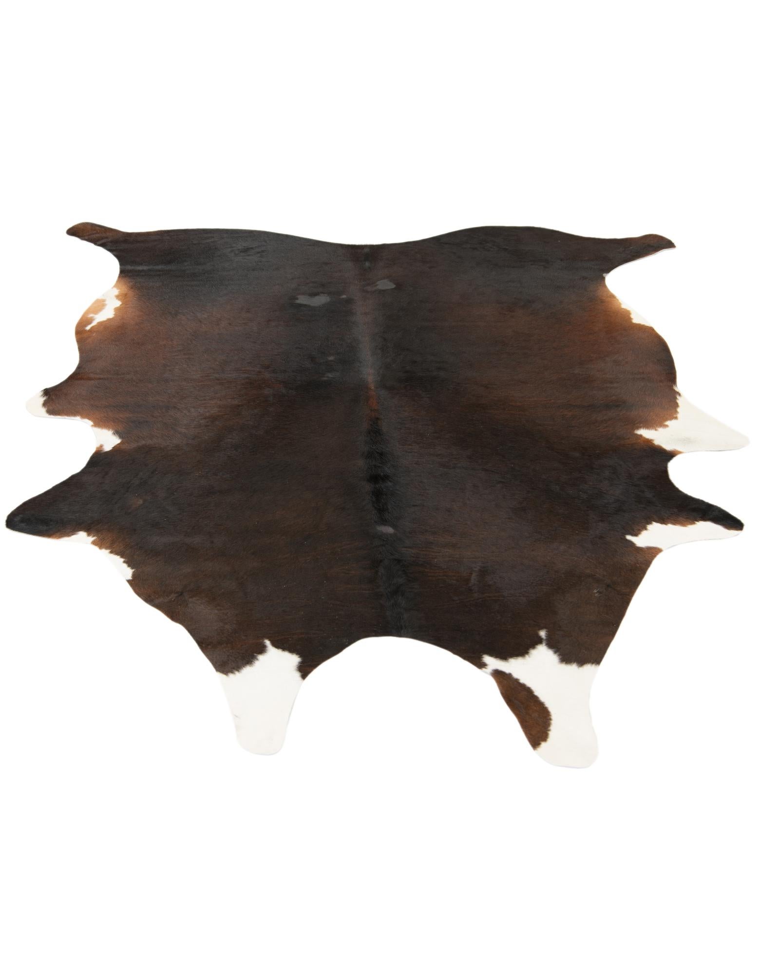 6' 5 x 7' 1 Cowhide Leather Rug