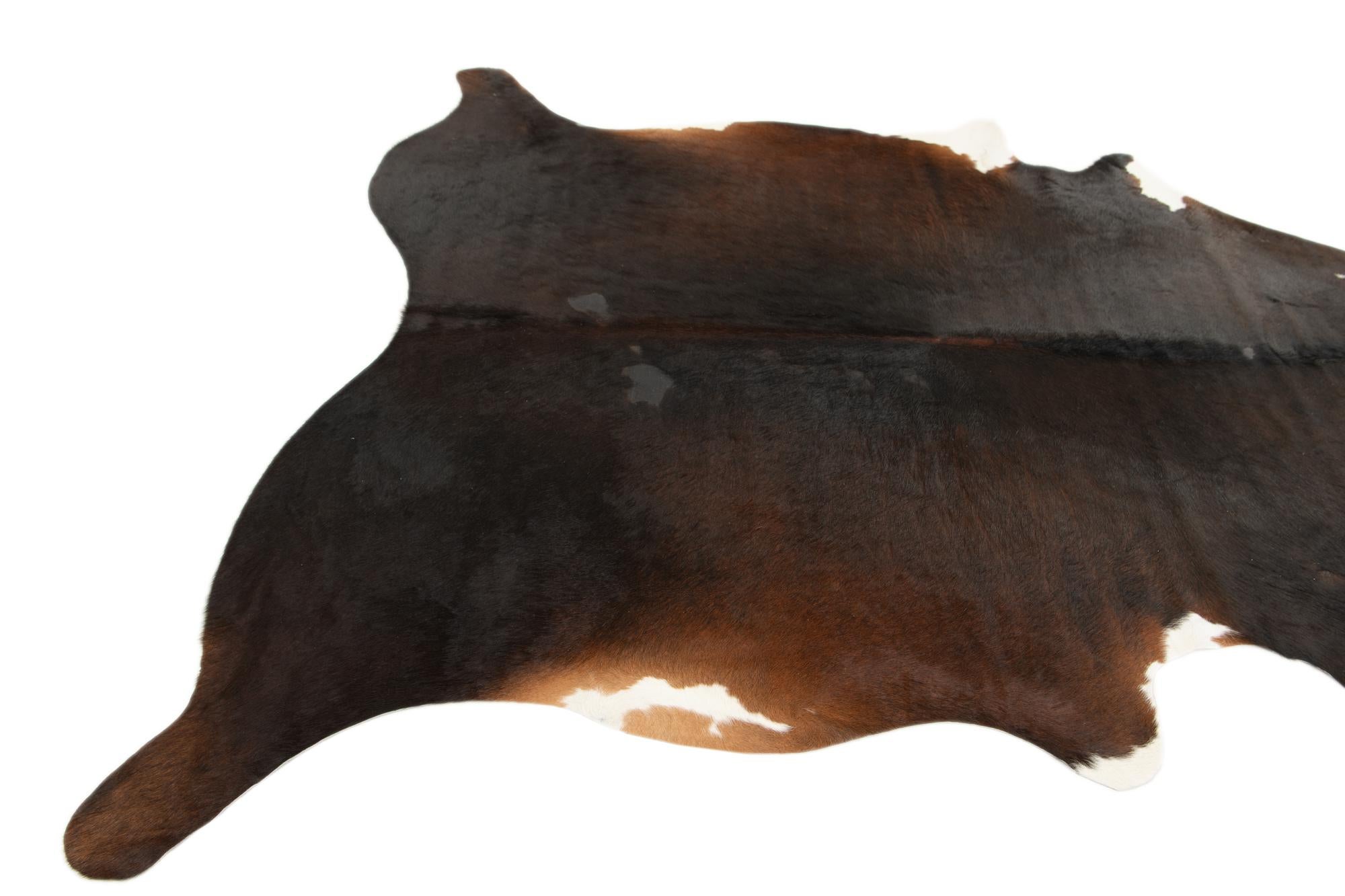 6' 5 x 7' 1 Cowhide Leather Rug