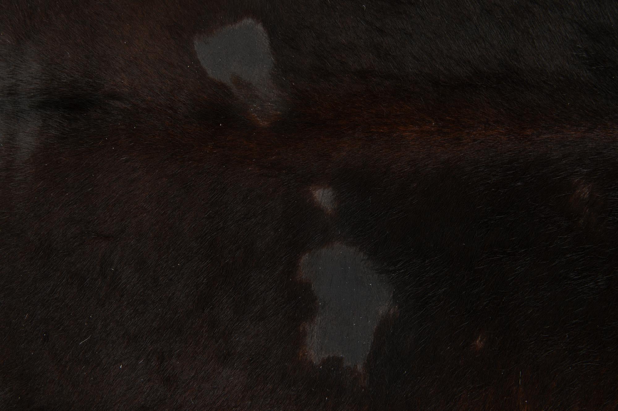 6' 5 x 7' 1 Cowhide Leather Rug