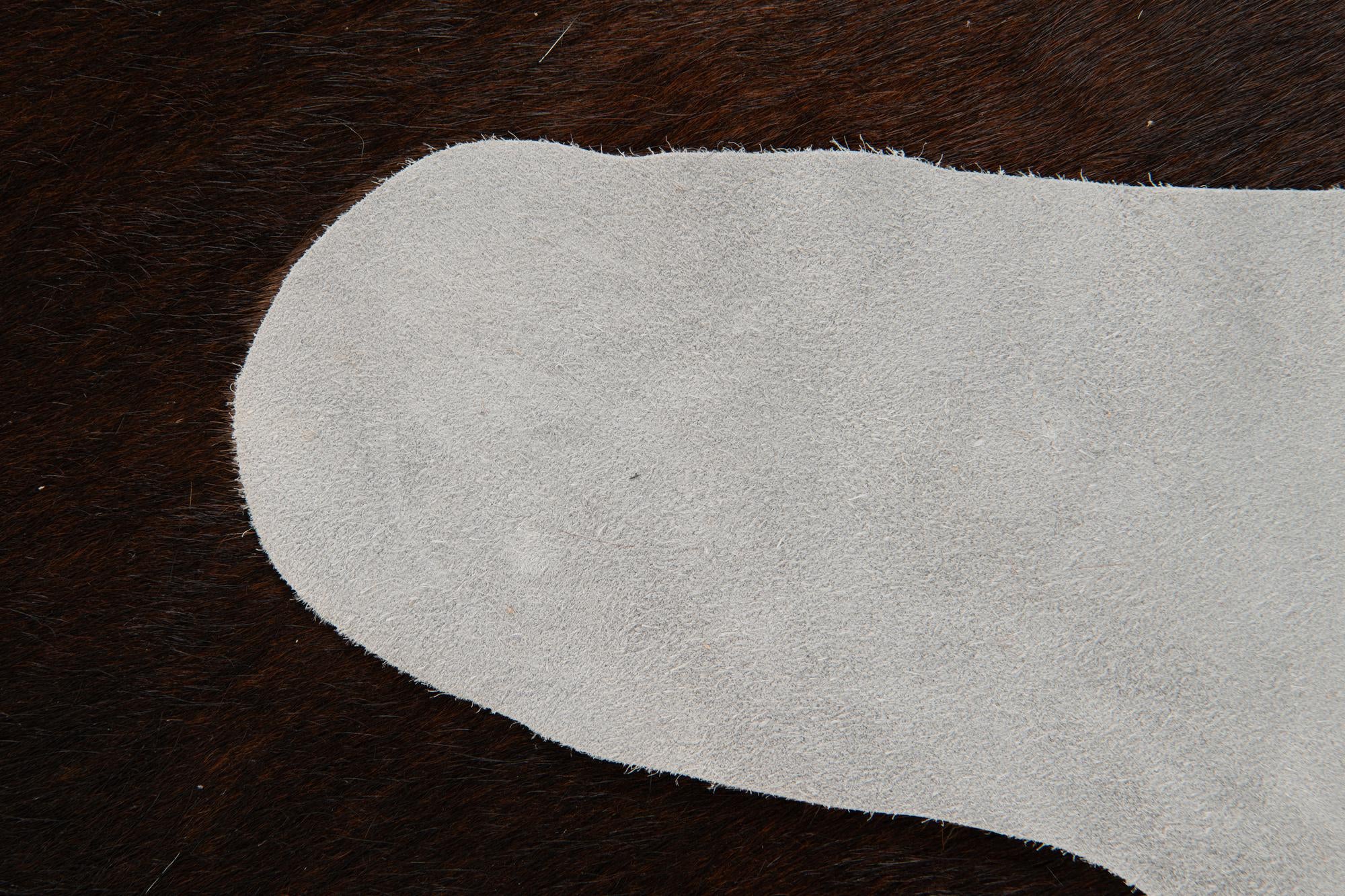 6' 5 x 7' 1 Cowhide Leather Rug
