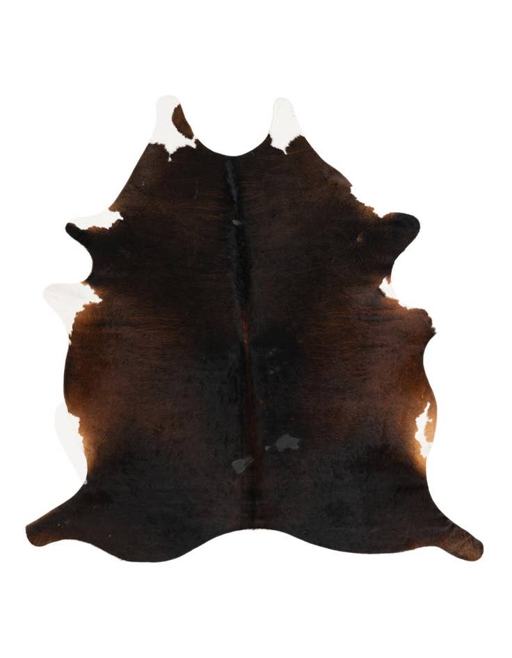 Detail image of 6' 5 x 7' 1 Cowhide Leather Rug