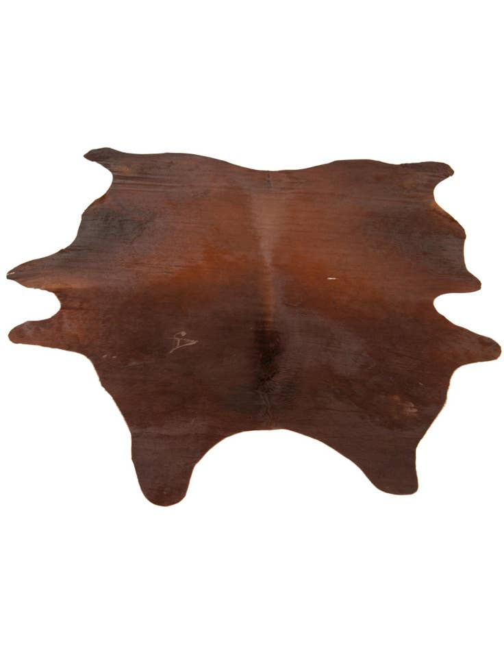 Detail image of 5' 9 x 7' Cowhide Leather Rug