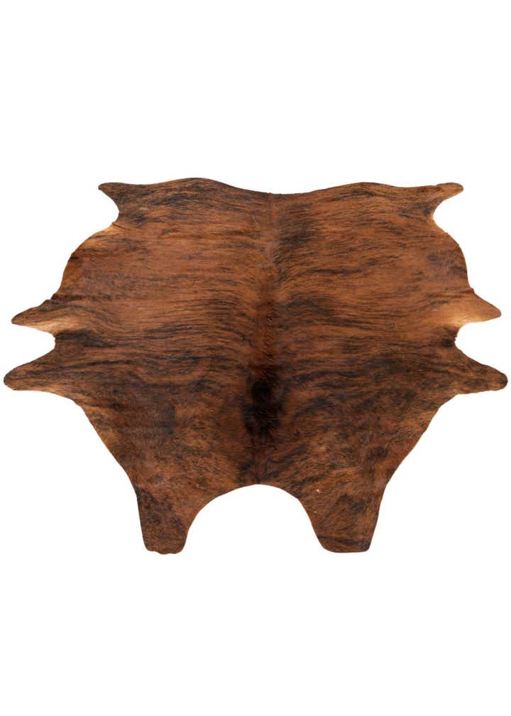 5' 11 x 7' 1 Cowhide Leather Rug