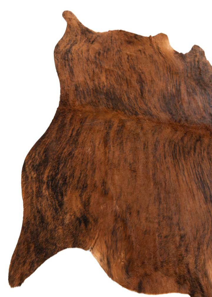 5' 11 x 7' 1 Cowhide Leather Rug