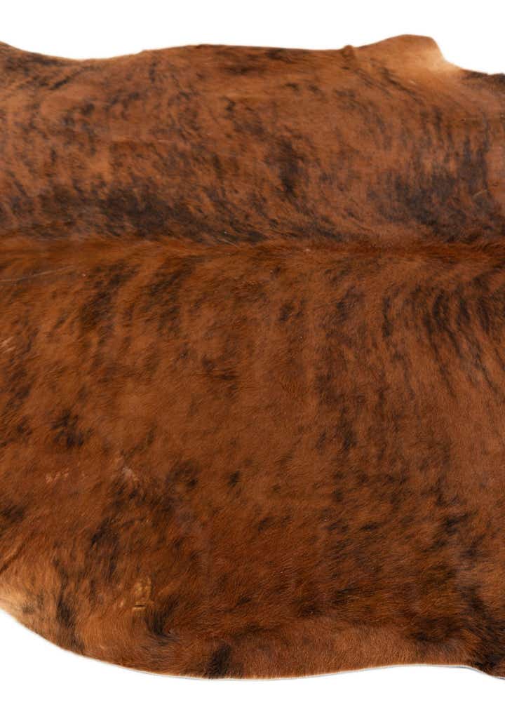 5' 11 x 7' 1 Cowhide Leather Rug