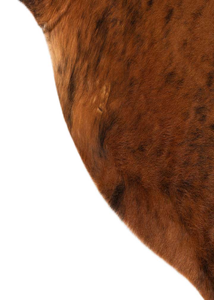5' 11 x 7' 1 Cowhide Leather Rug
