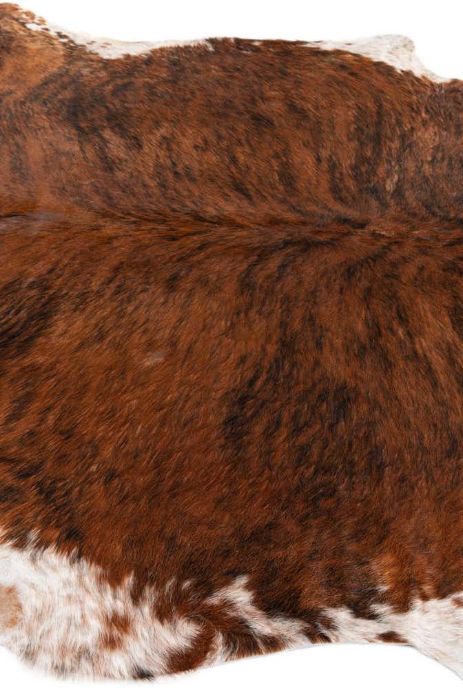 6' 2 x 7' Cowhide Leather Rug