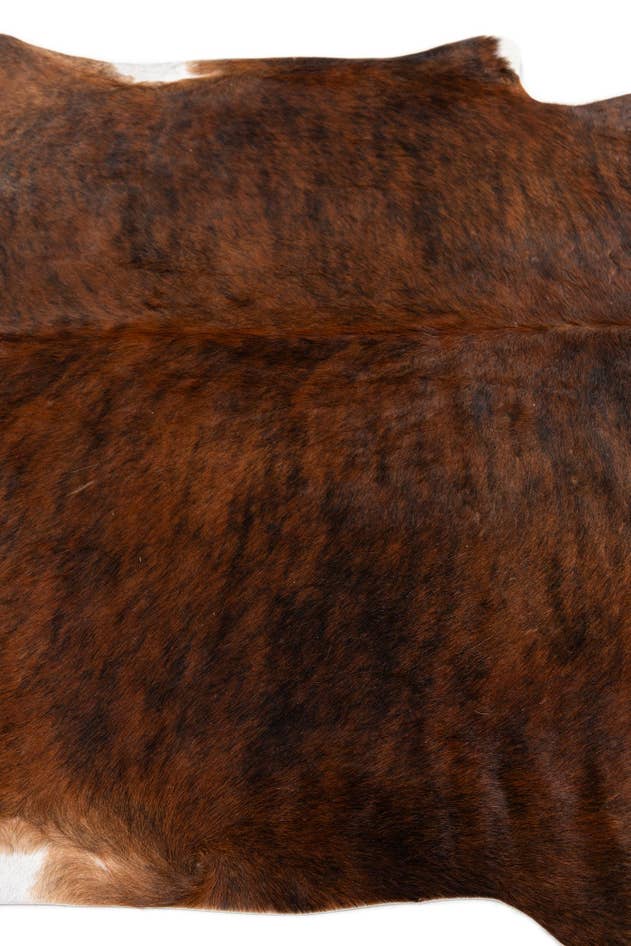 Detail image of 6' 1 x 6' 10 Cowhide Leather Rug