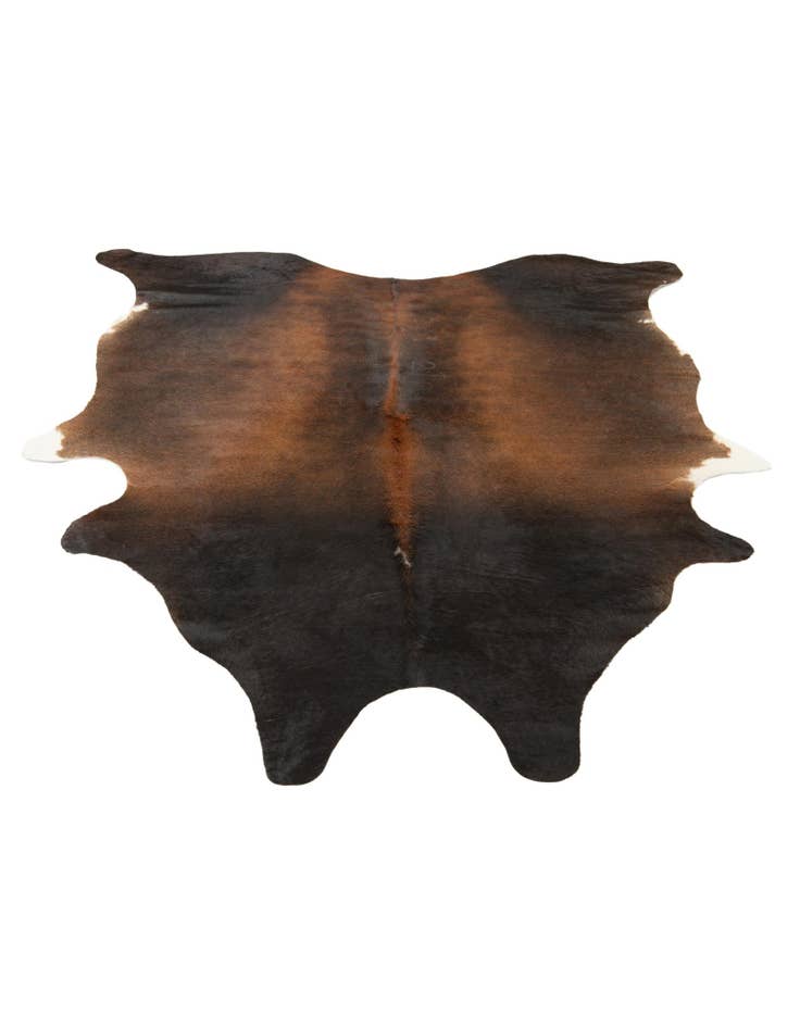 Detail image of 5' 9 x 6' 6 Cowhide Leather Rug