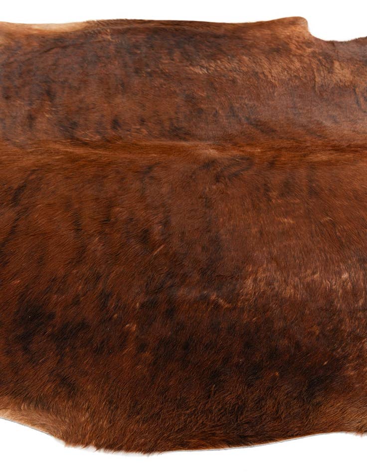 Detail image of 5' 11 x 6' 9 Cowhide Leather Rug