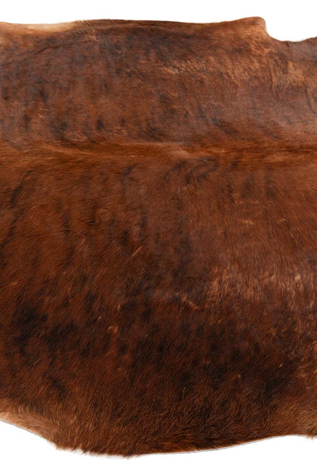 Detail image of 5' 11 x 6' 9 Cowhide Leather Rug