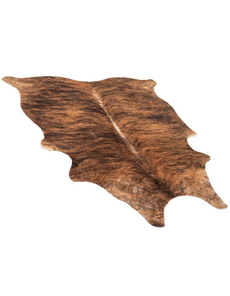 Detail image of 5' 3 x 6' 2 Cowhide Leather Rug