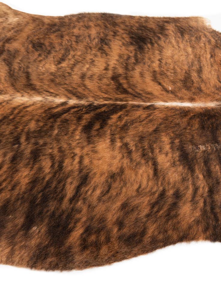 Detail image of 5' 3 x 6' 2 Cowhide Leather Rug