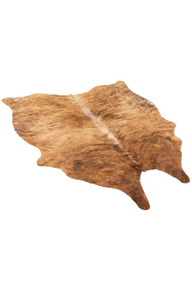 4' 8 x 5' 4 Cowhide Leather Rug