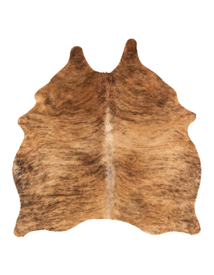 Detail image of 4' 8 x 5' 4 Cowhide Leather Rug