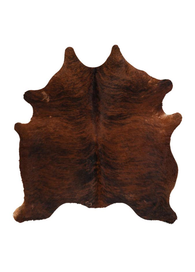 Detail image of 4' 9 x 5' 2 Cowhide Leather Rug