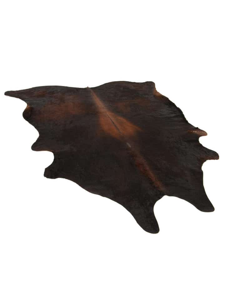 6' 6 x 7' 4 Cowhide Leather Rug