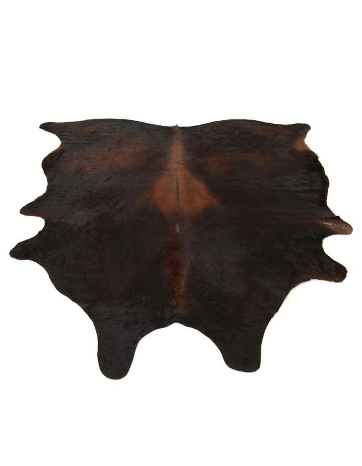 6' 6 x 7' 4 Cowhide Leather Rug