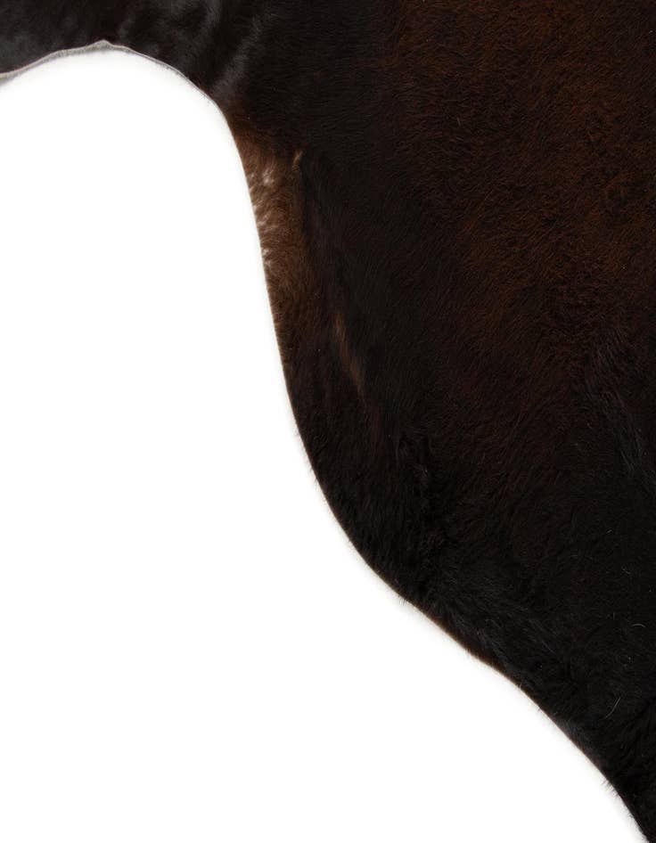 Detail image of 6' 6 x 7' 4 Cowhide Leather Rug