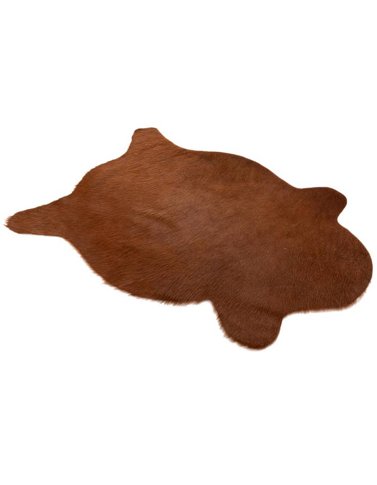 Detail image of 2' 2 x 2' 11 Cowhide Leather Rug
