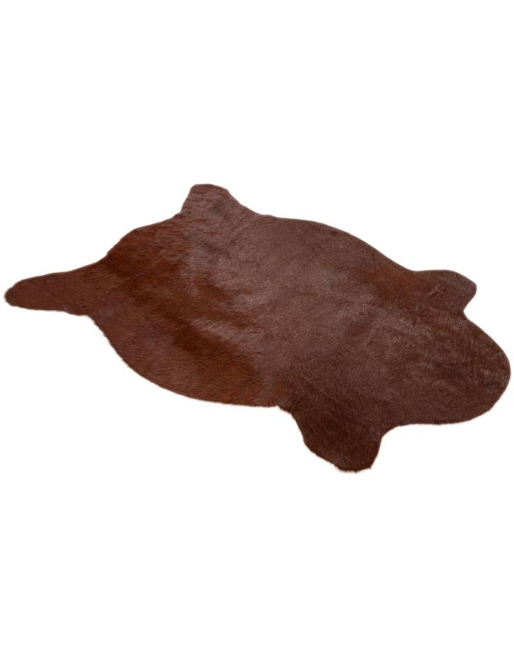 Detail image of 2' 2 x 2' 11 Cowhide Leather Rug