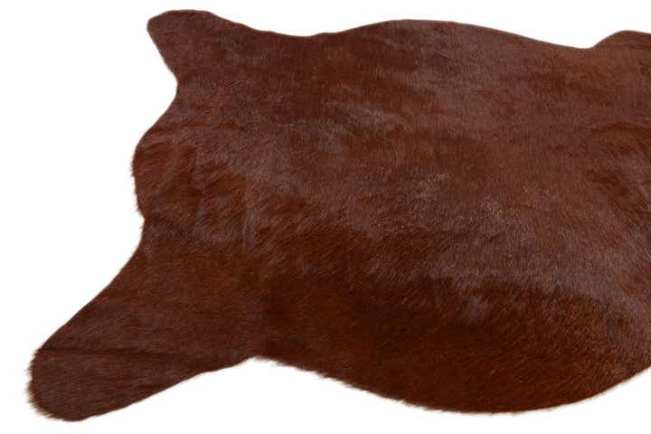 2' 2 x 2' 11 Cowhide Leather Rug