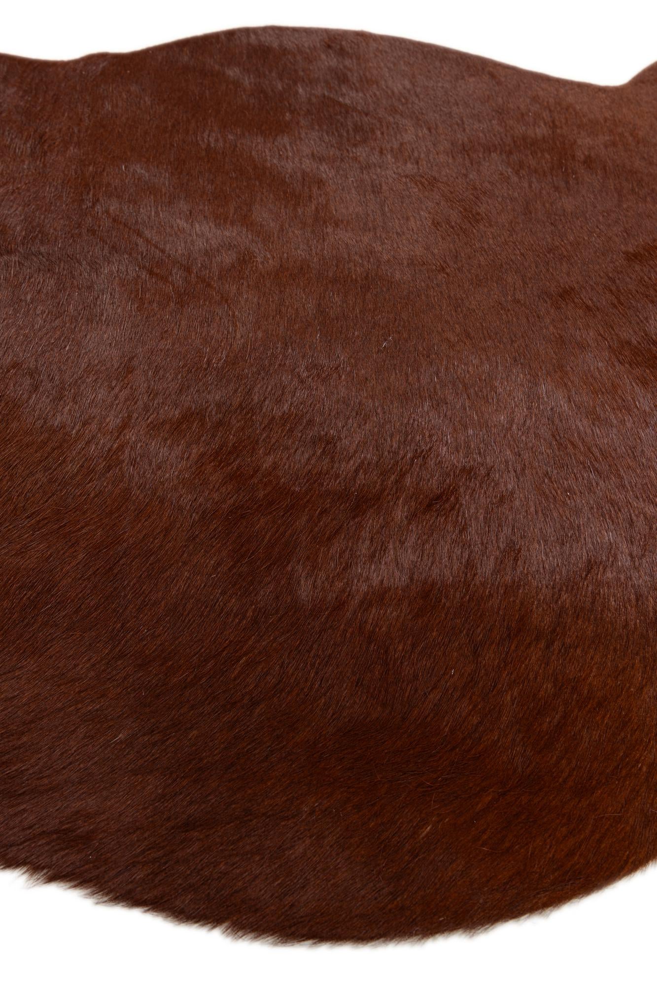 2' 2 x 2' 11 Cowhide Leather Rug