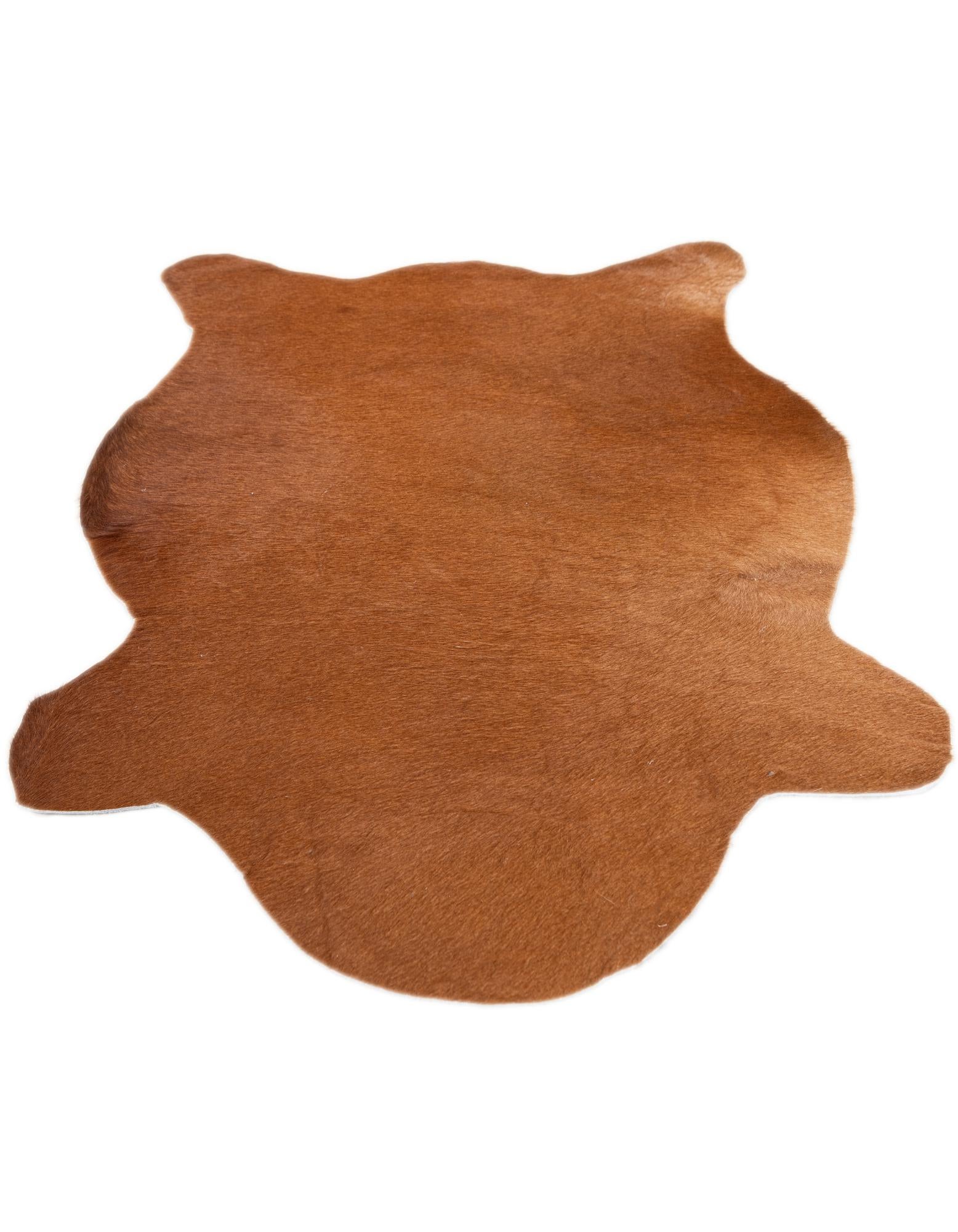 2' 2 x 2' 11 Cowhide Leather Rug