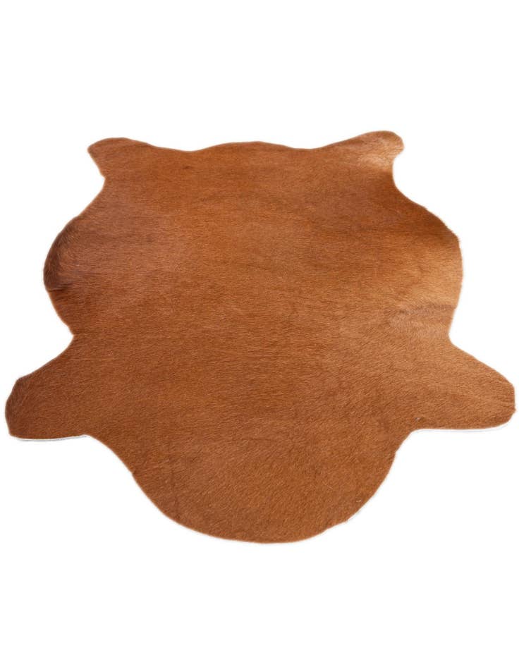 Detail image of 2' 2 x 2' 11 Cowhide Leather Rug