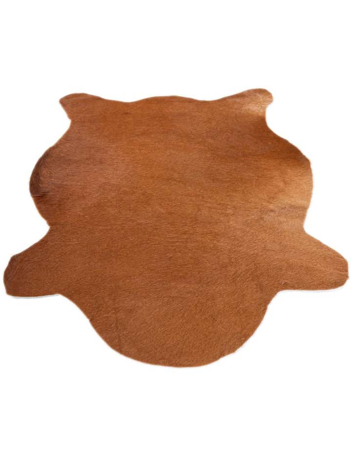 2' 2 x 2' 11 Cowhide Leather Rug