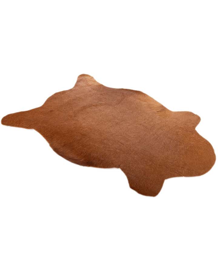 2' 2 x 2' 11 Cowhide Leather Rug