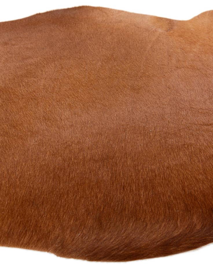 Detail image of 2' 2 x 2' 11 Cowhide Leather Rug