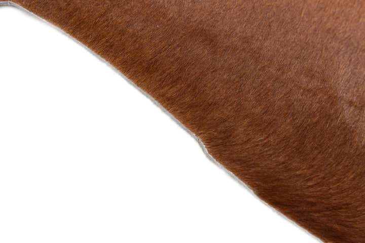 2' 2 x 2' 11 Cowhide Leather Rug