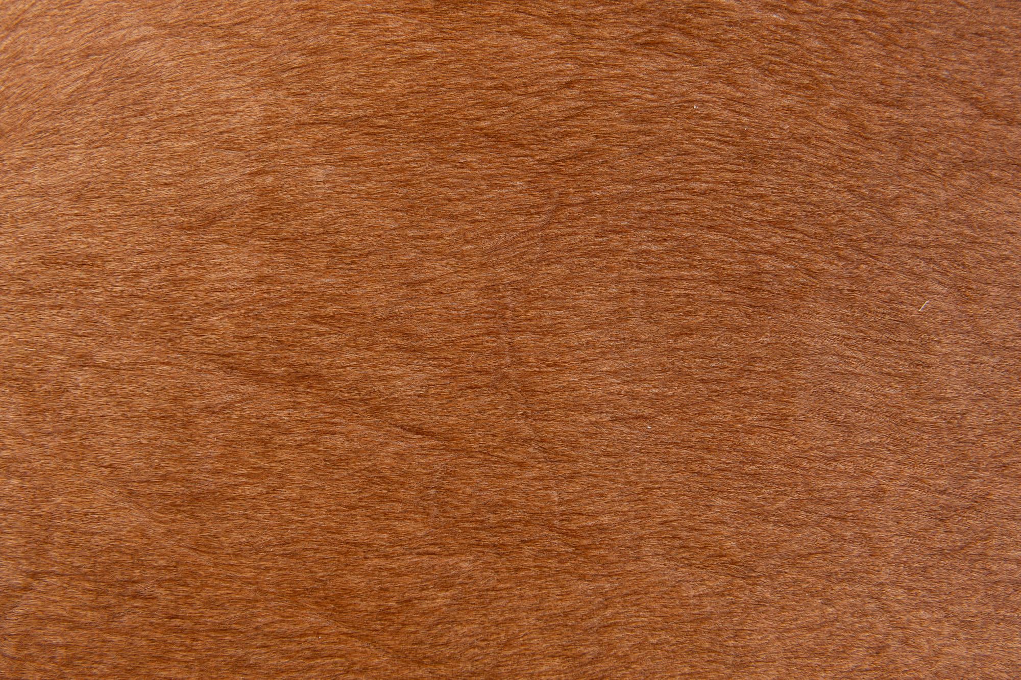 2' 2 x 2' 11 Cowhide Leather Rug