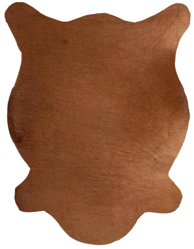 Detail image of 2' 2 x 2' 11 Cowhide Leather Rug