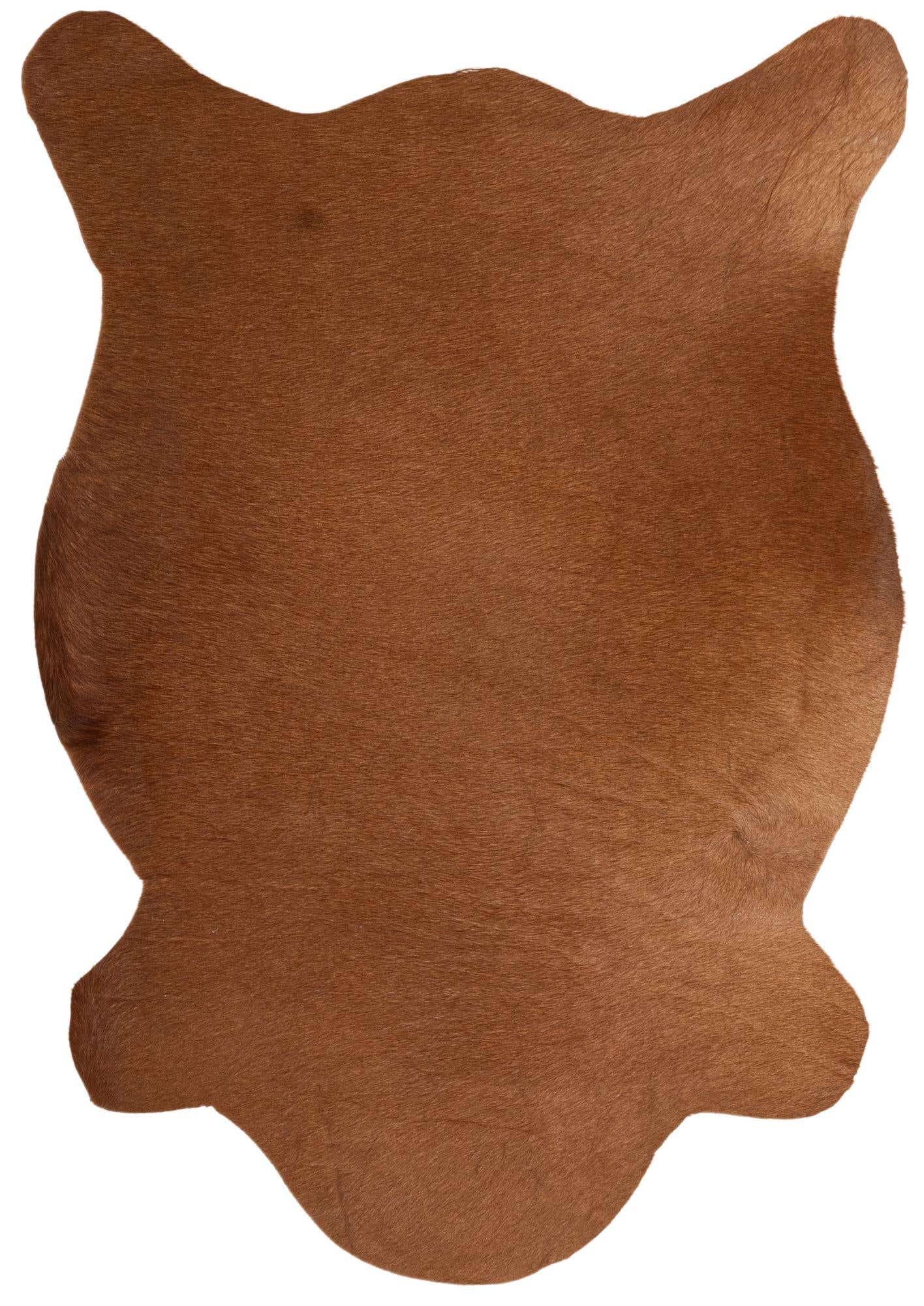 2' 2 x 2' 11 Cowhide Leather Rug