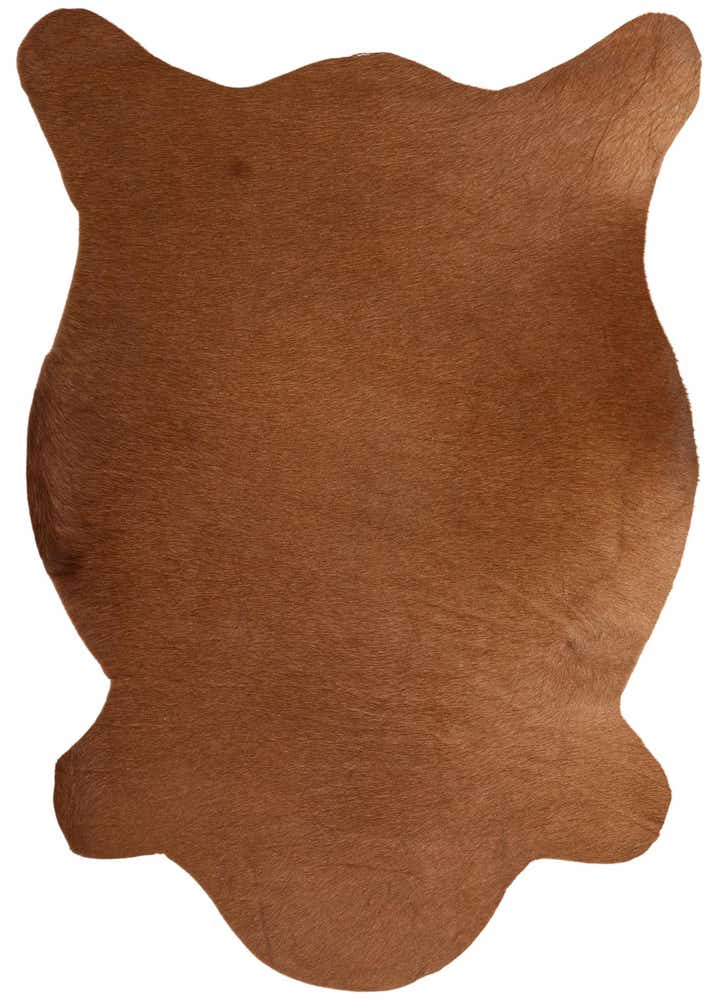 2' 2 x 2' 11 Cowhide Leather Rug